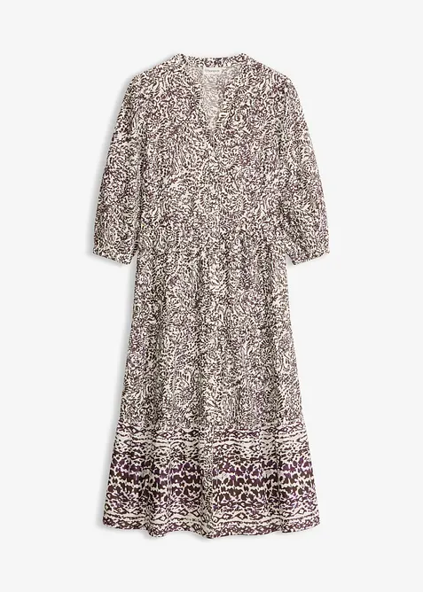 Abito midi in cotone leggero, bonprix