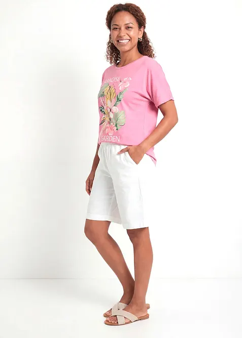 T-shirt boxy in viscosa morbida, bonprix