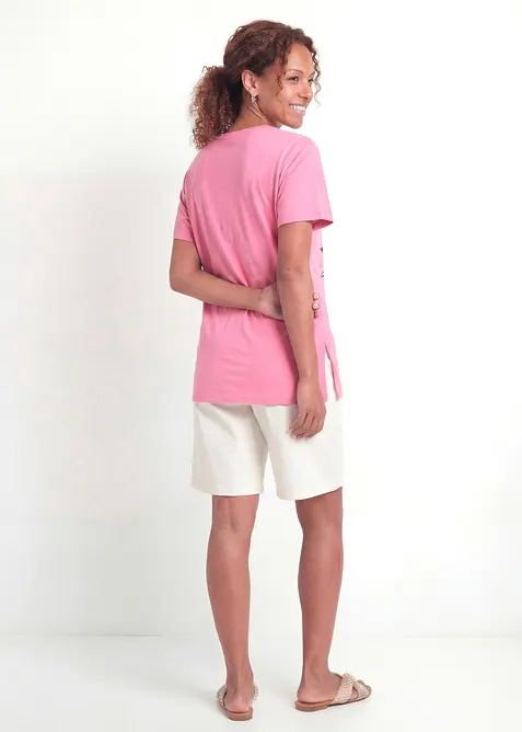 T-shirt boxy in viscosa morbida, bonprix