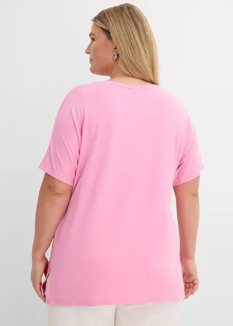 T-shirt boxy in viscosa morbida, bonprix