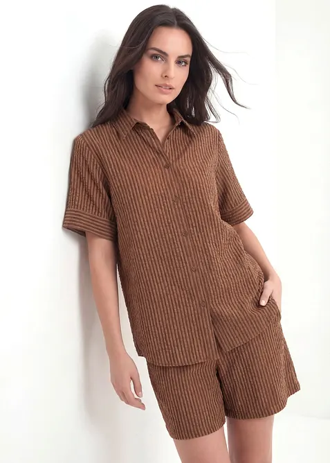 Camicia in seersucker, bonprix