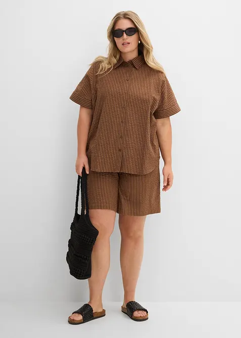 Camicia in seersucker, bonprix