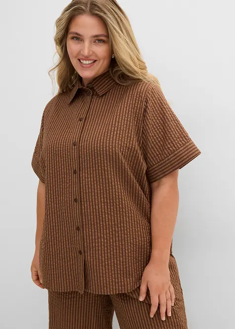 Camicia in seersucker, bonprix