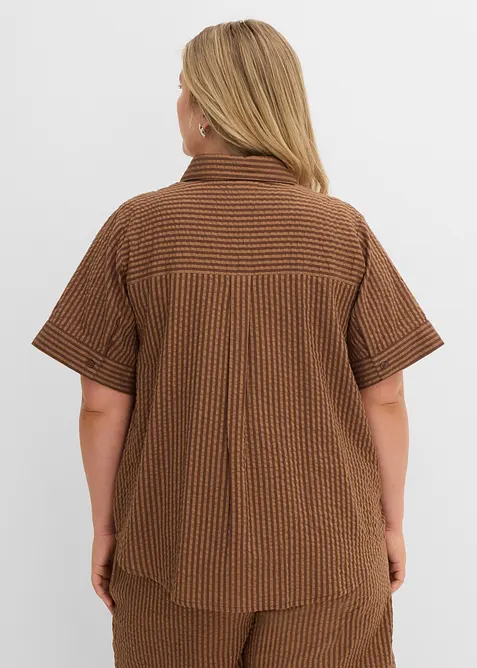Camicia in seersucker, bonprix