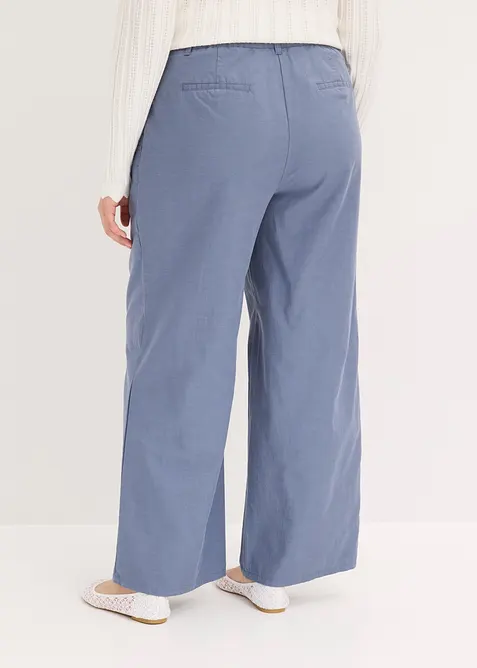 Pantaloni larghi con lyocell, bonprix