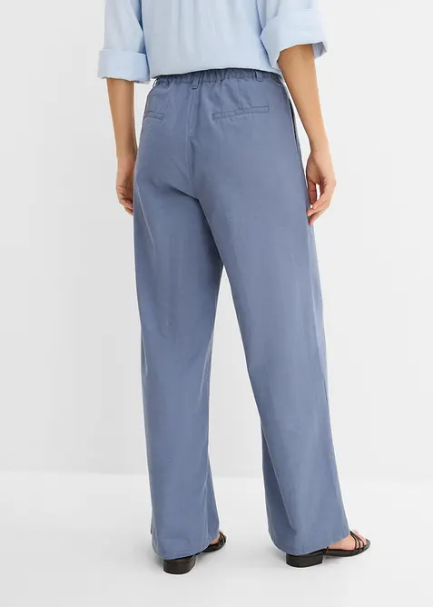 Pantaloni larghi con lyocell, bonprix