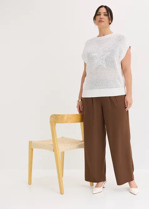 T-shirt in maglia di puro cotone, bonprix