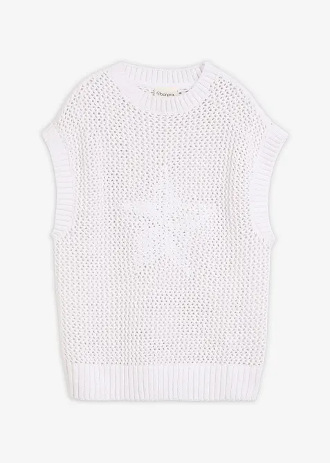 T-shirt in maglia di puro cotone, bonprix