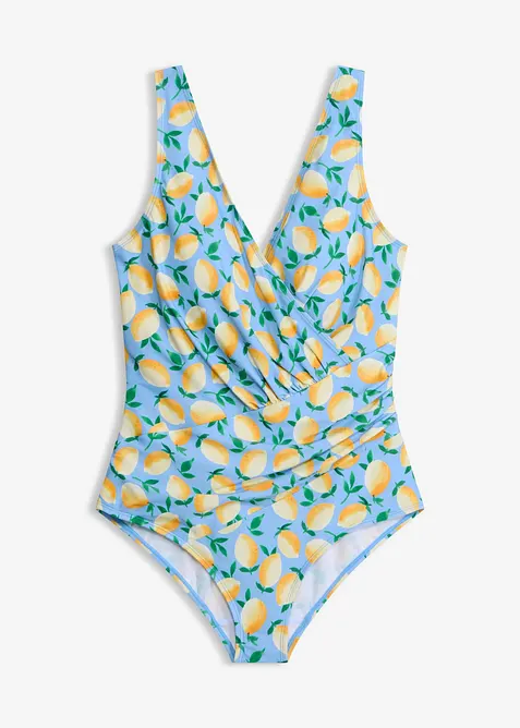 Costume intero incrociato con effetto modellante medio, bonprix