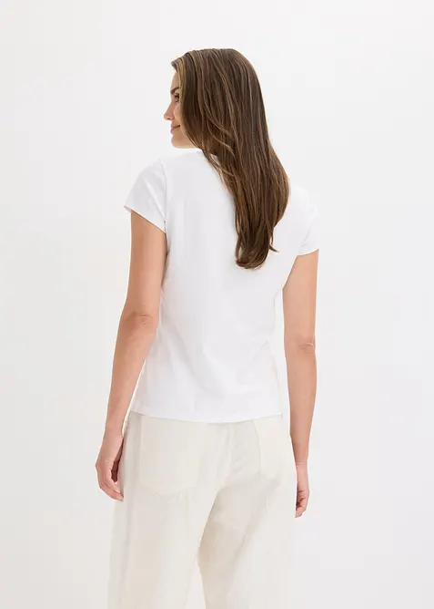 Maglia in cotone elasticizzato, bonprix