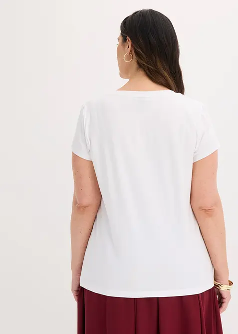 Maglia in cotone elasticizzato, bonprix