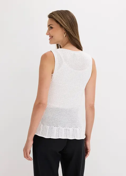 Gilet in maglia di cotone, bonprix