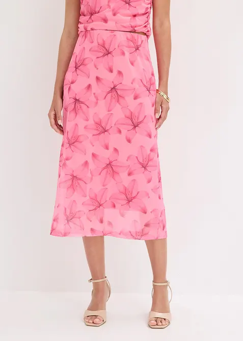 Gonna in jersey di mesh morbido, bonprix