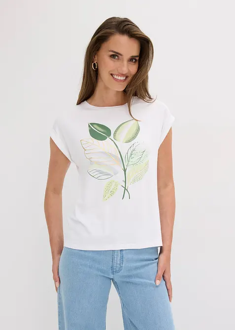 Maglia in cotone elasticizzato, bonprix