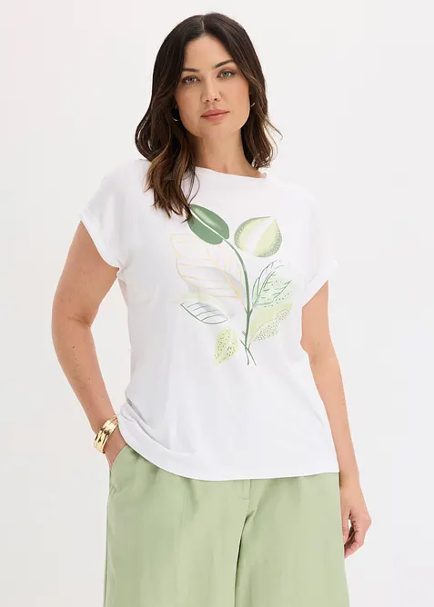 Maglia in cotone elasticizzato, bonprix
