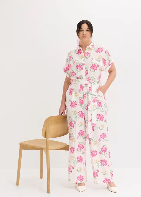 Tuta elegante in misto viscosa fluido, bonprix
