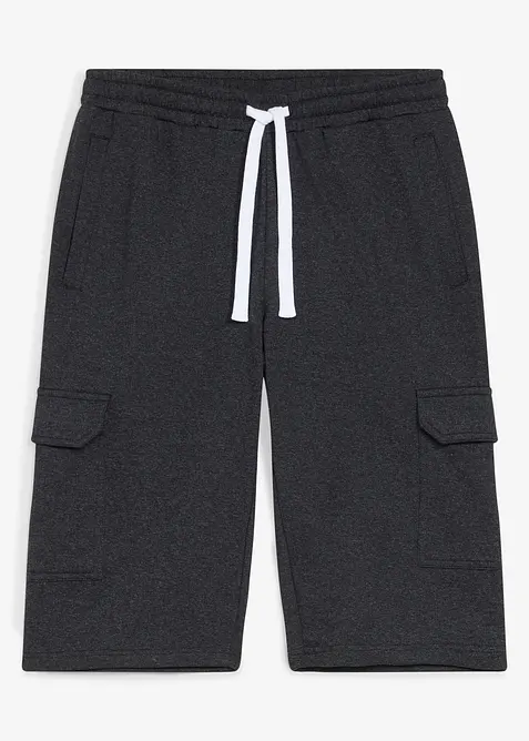 Bermuda cargo in felpa di puro cotone biologico, bonprix