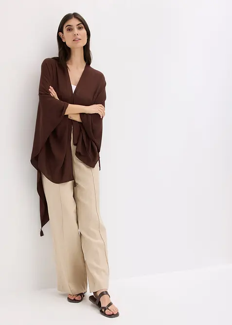 Poncho estivo in pura viscosa, bonprix