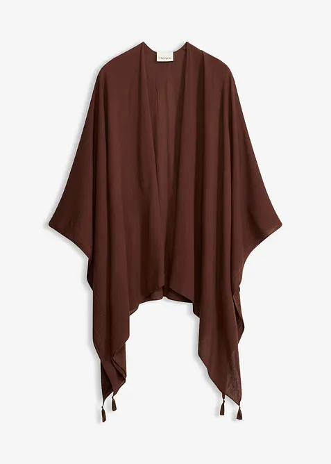 Poncho estivo in pura viscosa, bonprix
