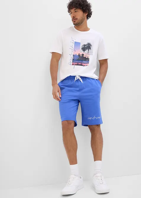 T-shirt e pantaloncini in felpa (set 2 pezzi), bonprix