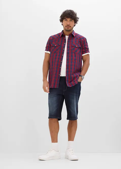 Camicia a maniche corte in puro cotone, bonprix