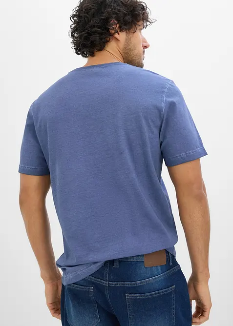 T-shirt in puro cotone biologico con effetto lavato, bonprix