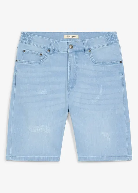 Bermuda in jeans con elastico in vita, regular fit, bonprix
