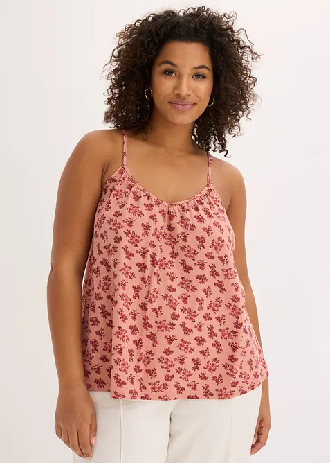 Top in viscosa con spalline sottili, bonprix
