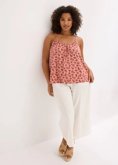 Top in viscosa con spalline sottili, bonprix