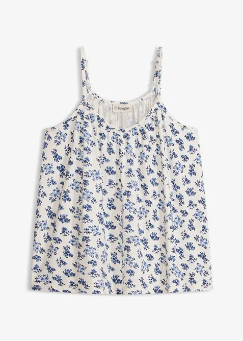 Top in viscosa con spalline sottili, bonprix