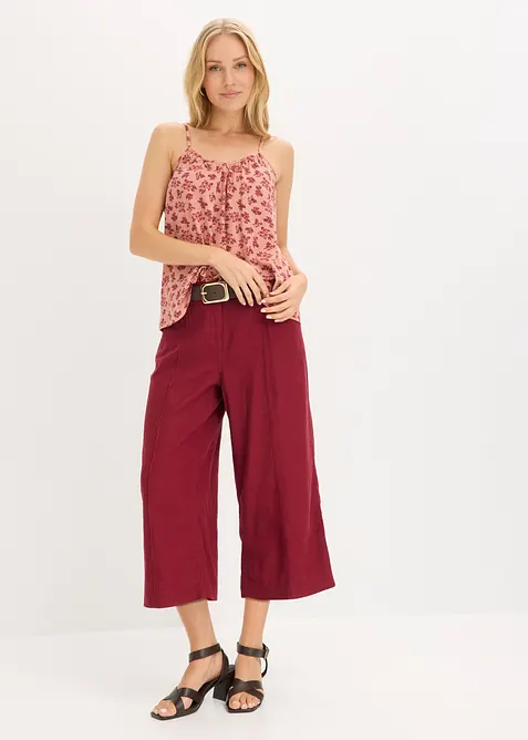 Top in viscosa con spalline sottili, bonprix