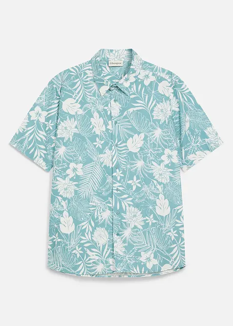 Camicia a maniche corte in puro cotone biologico, bonprix