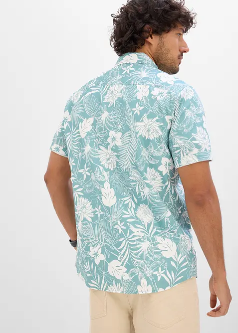 Camicia a maniche corte in puro cotone biologico, bonprix