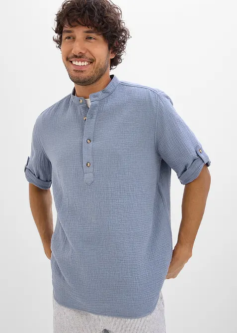 Maglia a maniche corte in mussola leggera, bonprix