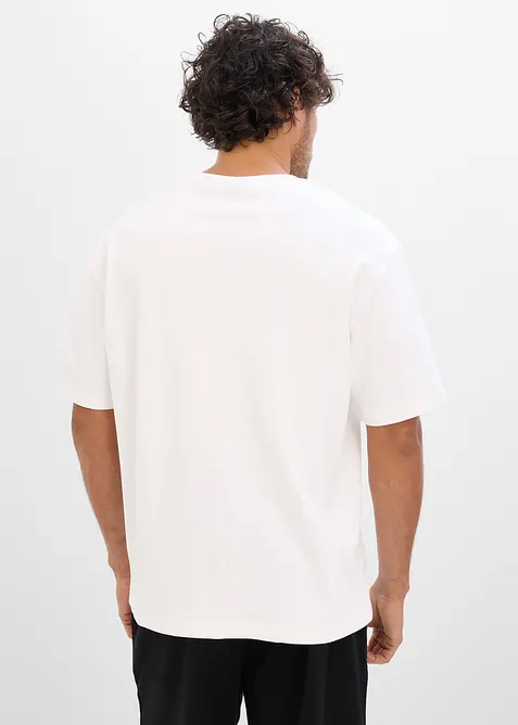 T-shirt in cotone pesante (pacco da 2), bonprix