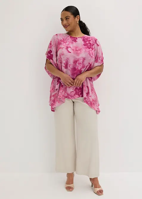 Blusa asimmetrica a pi&ugrave; veli, bonprix