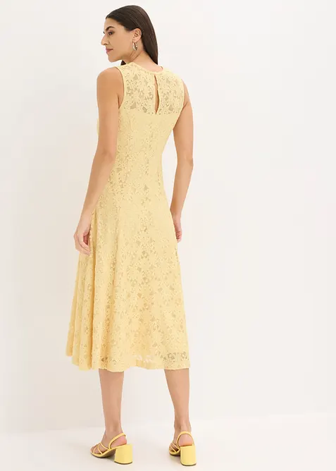 Abito midi in pizzo, bonprix