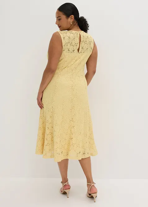 Abito midi in pizzo, bonprix