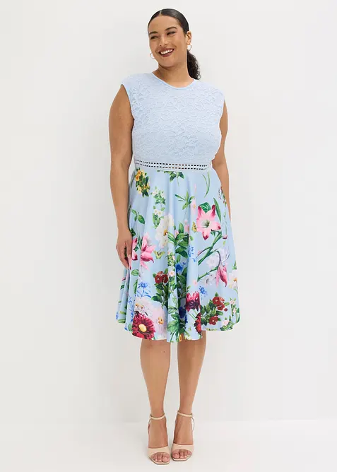 Miniabito con pizzo, bonprix