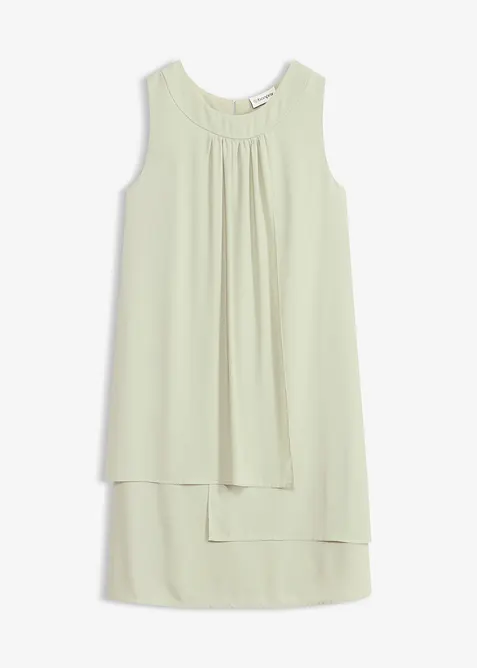Abito in chiffon con effetto a strati, bonprix