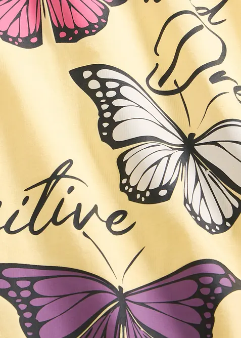 Camicia da notte  corta in puro cotone biologico, bonprix