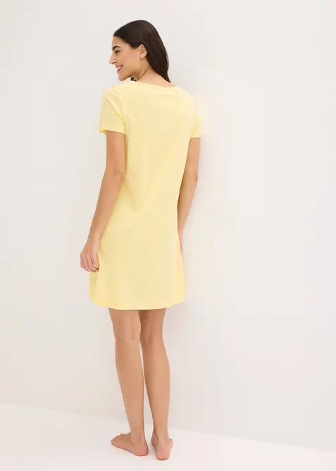 Camicia da notte  corta in puro cotone biologico, bonprix