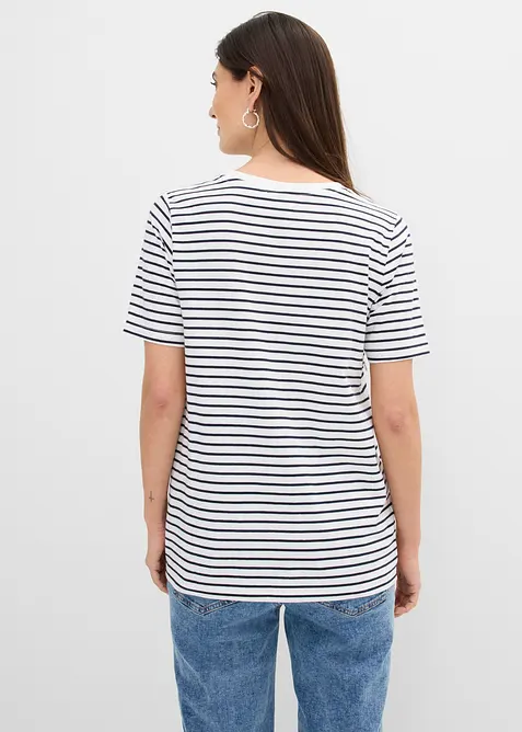 Maglia pr&eacute;maman / da allattamento 2 in 1 in cotone biologico, bonprix