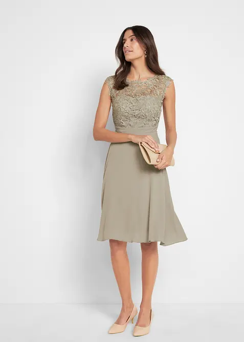 Miniabito con pizzo, bonprix