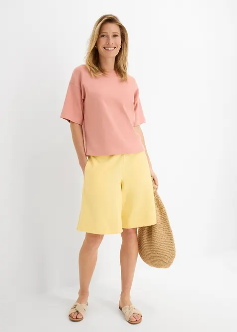 T-shirt boxy in cotone biologico pesante, bonprix