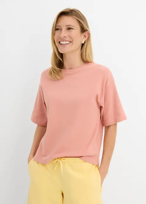 T-shirt boxy in cotone biologico pesante, bonprix