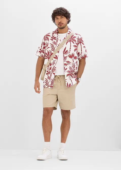 Camicia a maniche corte in puro cotone biologico, bonprix