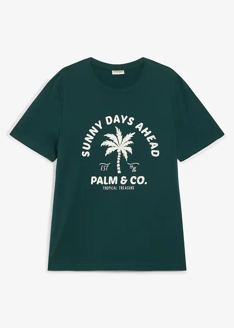 T-shirt in puro cotone, bonprix