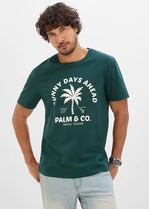 T-shirt in puro cotone, bonprix