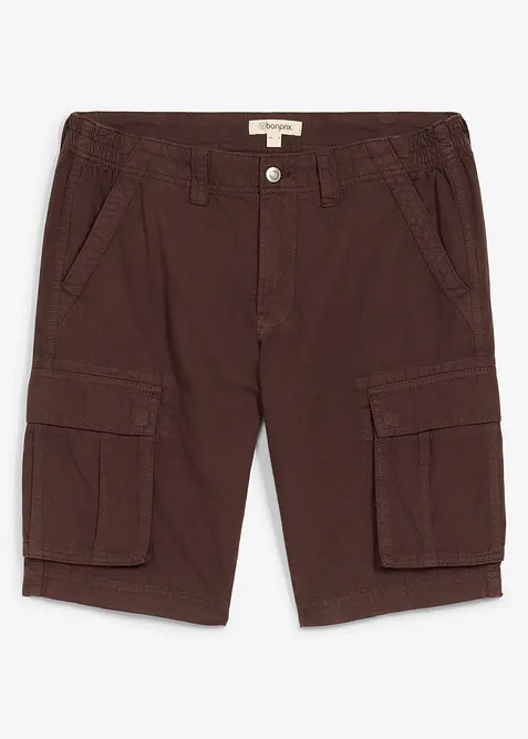 Bermuda leggeri in denim colorato con elastico in vita, relaxed fit, bonprix